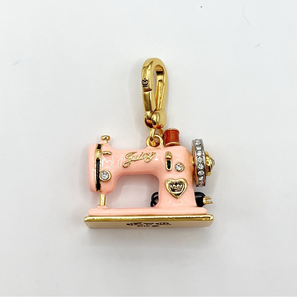 Juicy Couture sewing machine charm